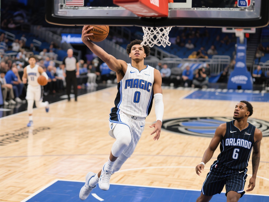 在本场比赛中，魔术队球星班凯罗以他的全能